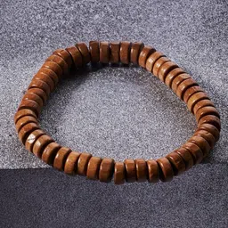 SALTY Men Wooden Elasticated Bracelet-image-94