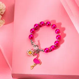 Melbees by Yellow Chimes Girls Beaded Elasticated Bracelet-35