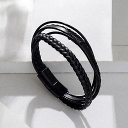 JOKER & WITCH Men Multistrand Buckle Bracelet-image-11