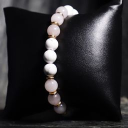 TAG 7 Natural Stone Crystals Elasticated Slip-On Bracelet-image-40