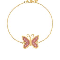 BHIMA 22KT Gold Butterfly-Charm Bracelet-2.38g-image-21