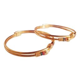 BAESD Kids Set Of 6 Roe Gold-Plated Bangles-68