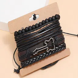 UNIVERSITY TRENDZ Men Brown Bracelet-image-95