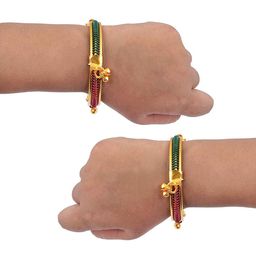 BAESD Kids Set Of 6 Gold-Plated Bangles image 4