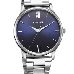 Sonata Men Brass Dial & Stainless Steel Bracelet Style Straps Analogue Watch-53