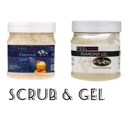 FEELHIGH Set Of 2 Diamond Scrub & Gel - 500 ml Each-36