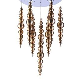 THE STELLAR KRAFT Gold-Toned Textured Metal Quirky Ceiling Lamp-3