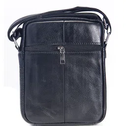 Calvadoss Textured Leather Structured Sling Bag with Tasselled image 4