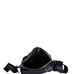 Calvadoss Textured Leather Structured Sling Bag with Tasselled image 5