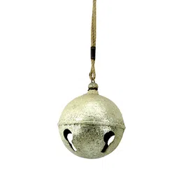 Hind Decor Silver Toned Metallic Christmas Bell-picture-13