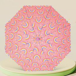 Little Surprise Box Bright Pink Rainbow Umbrella-image-40