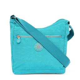 BAOMI Blue Structured Sling Bag-29