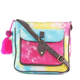 NEPRI Women Printed Cotton Sling Bag-45