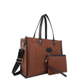 Womanix Structured Handheld Bag with Tasselled-13