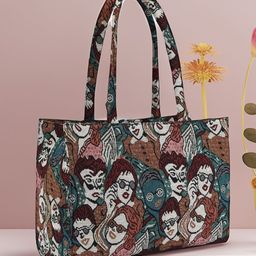 PEARLUXIS Women Graphic Printed Shopper Tote Bag-22