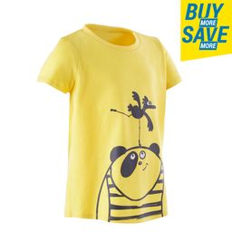 Baby Gym T-Shirt Sportee 100 - Yellow-image-42