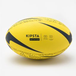 Kids' Beginner Size 3 Rugby Ball R100 - Yellow-image-66