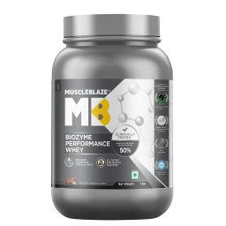 MuscleBlaze Biozyme Performance Whey Protein Powder,  2.2 lb  Chocolate Hazelnut -image-69