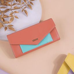 Mochi Women Colourblocked Envelope Wallets-41
