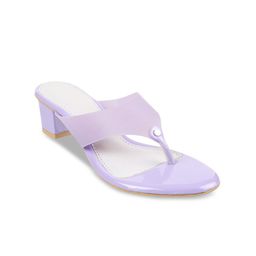 Metro Open Back Round Toe Block Heels image 1