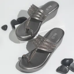 Inc 5 Ethnic Embellished Wedges Heels-image-54