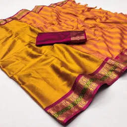 Peachmode Zari Silk Cotton Saree-picture-25