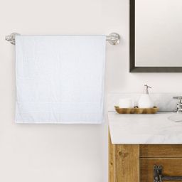 Style Shoes White Cotton Super Absorbent Bath Towel-image-64