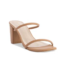 ERIDANI Open Toe Block Heels-9