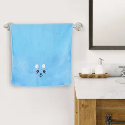 Style Shoes Blue & Purple 2 Pieces Cotton 350 GSM Bath Towels-image-98