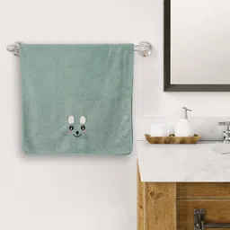 Style Shoes Green Cotton Super Absorbent Bath Towel-image-89