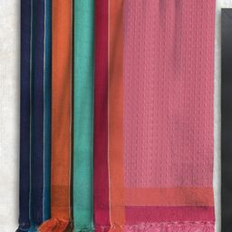 Athom Trendz Multi Set of 5 Cotton Bath Towels-68