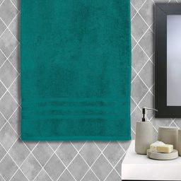 Cantabil Sea Green Cotton Bath Towels-image-5