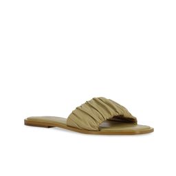 Saint G Women Green Open Toe Flats-11