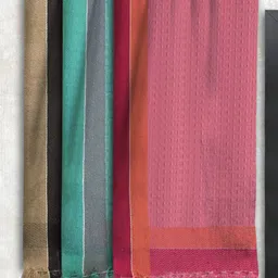 Athom Trendz Multi Set of 3 Cotton Bath Towels image 4