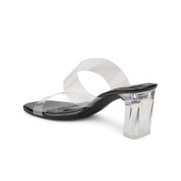 Inc 5 Open Toe Synthetic Block Heels image 2