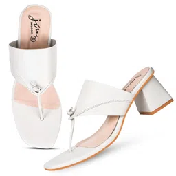 JM Looks Open Toe Block Heels image 3