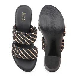 Inc 5 Textured Party Block Heels With Open Toe image 2