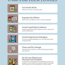 Athom Trendz Multi Set of 4 Cotton Bath Towels image 4
