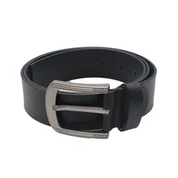 Kara Men Black Textured Leather Belt-image-74
