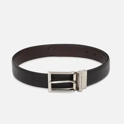 Peter England Men Textured Leather Belt-image-78