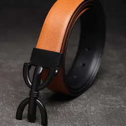 WINSOME DEAL Men Push Pin Textured Formal Belt-image-63