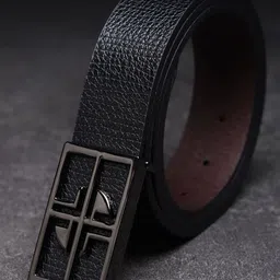 WINSOME DEAL Men Push Pin Textured Formal Belt-image-43