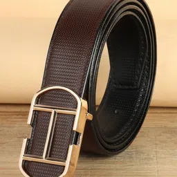 WINSOME DEAL Men Textured Formal Belt-image-86