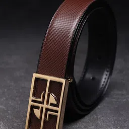 WINSOME DEAL Men Textured Formal Belt-picture-4