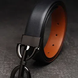 WINSOME DEAL Men Push Pin Textured Formal Belt-image-66
