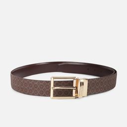 SIMON CARTER LONDON Men Textured Leather Reversible Formal Belt-image-9