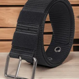 Mast & Harbour Men Textured Canvas Belt-image-92