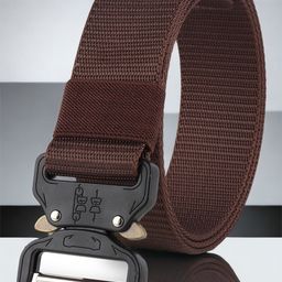 Mast & Harbour Men Brown Textured Belt-image-57