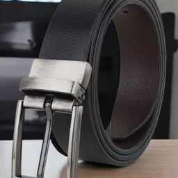 Roadster Men Textured Reversible Belt-image-44