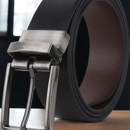 Roadster Men Textured Reversible Belt-image-12